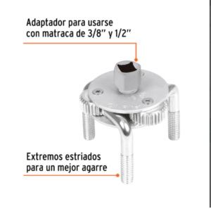 Llave Quita Filtros 3 Puntos: imagen 2