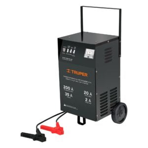 Cargador De 200 Ameres Para Baterías De 12 V Con Ruedas Truper 13029