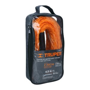 Cuerda Con Ganchos Para Remolque , 27Mm X4.5M Truper 18346: imagen 4