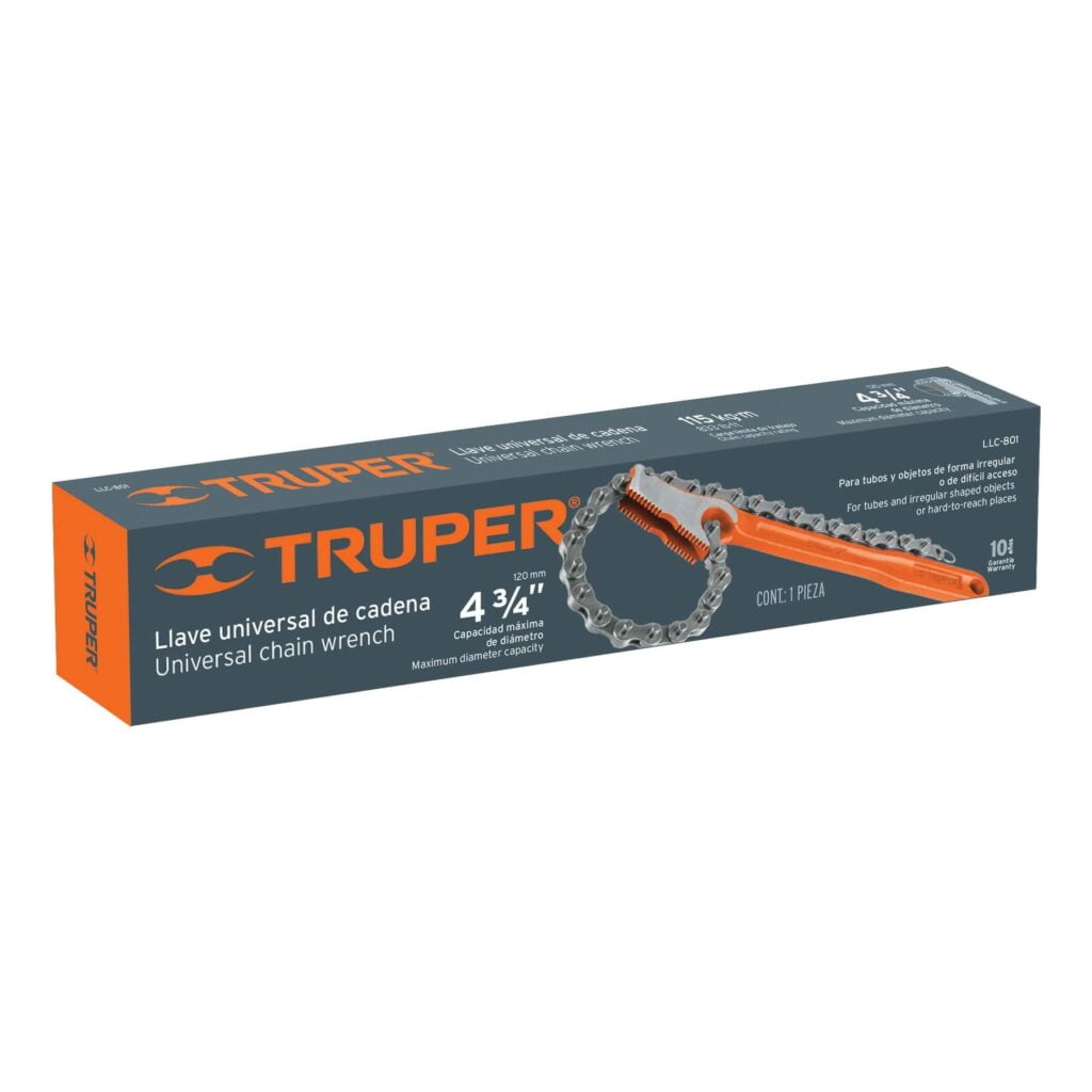 Llave Universal De Cadena Para Filtro 4 3/4 Truper