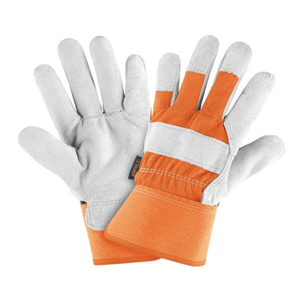 Guantes De Carnaza Y Loneta Unitalla