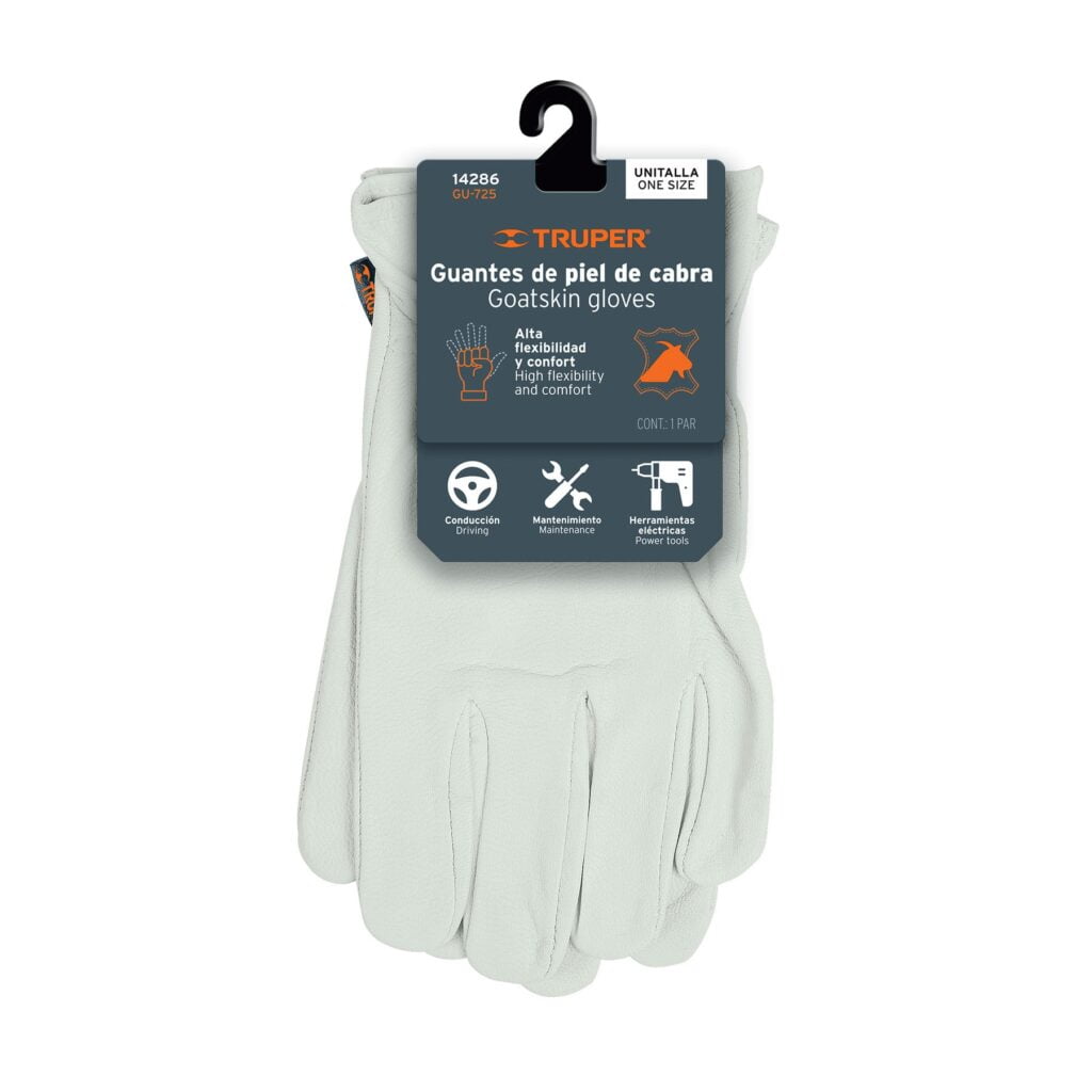 Guantes De Piel De Cabra Unitalla TRUPER 14286