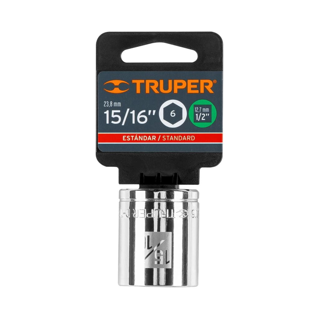 Dado 6 Puntas Cuadro 1/2 De 15/16 13239 Truper