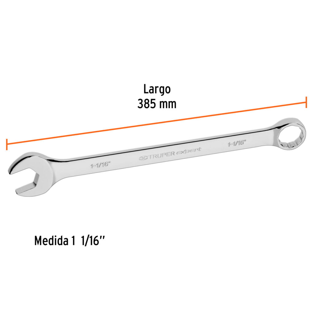 Llave Combinada Extralarga 1 1/16 15603 Truper