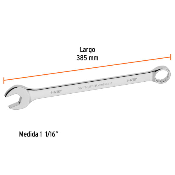 Llave Combinada Extralarga 1 1/16 15603 Truper - Image 3
