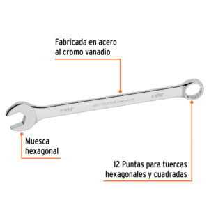 Llave Combinada Extralarga 1 1/16 15603 Truper: imagen 2