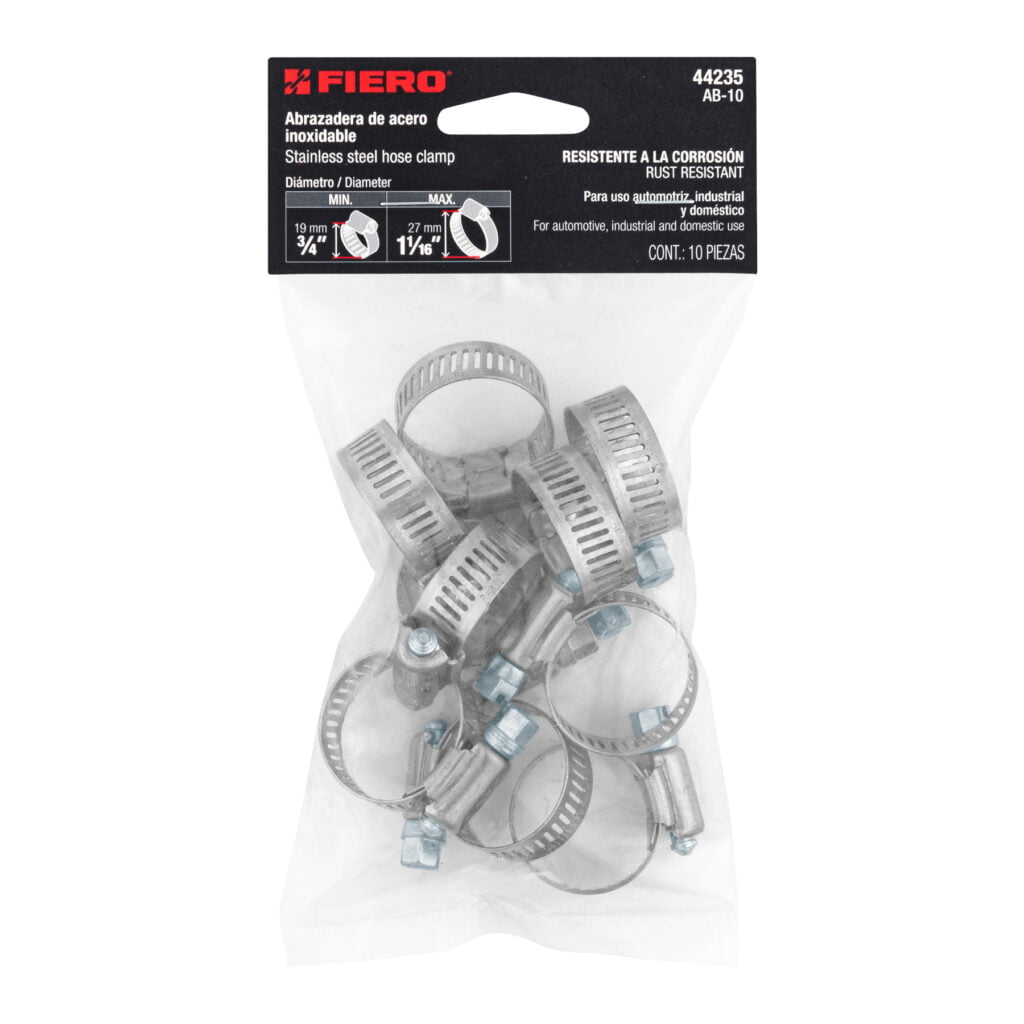 Paquete 10 Abrazadera Ab-10 3/4 A 1 1/16 44235