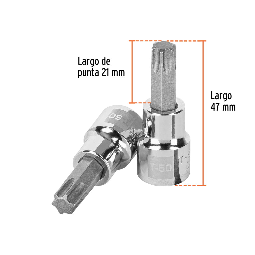 Dado Truper De Punta Torx T-50 3/8 13576