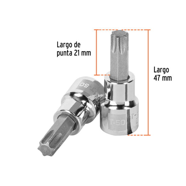 Dado Truper De Punta Torx T-50 3/8 13576 - Image 3