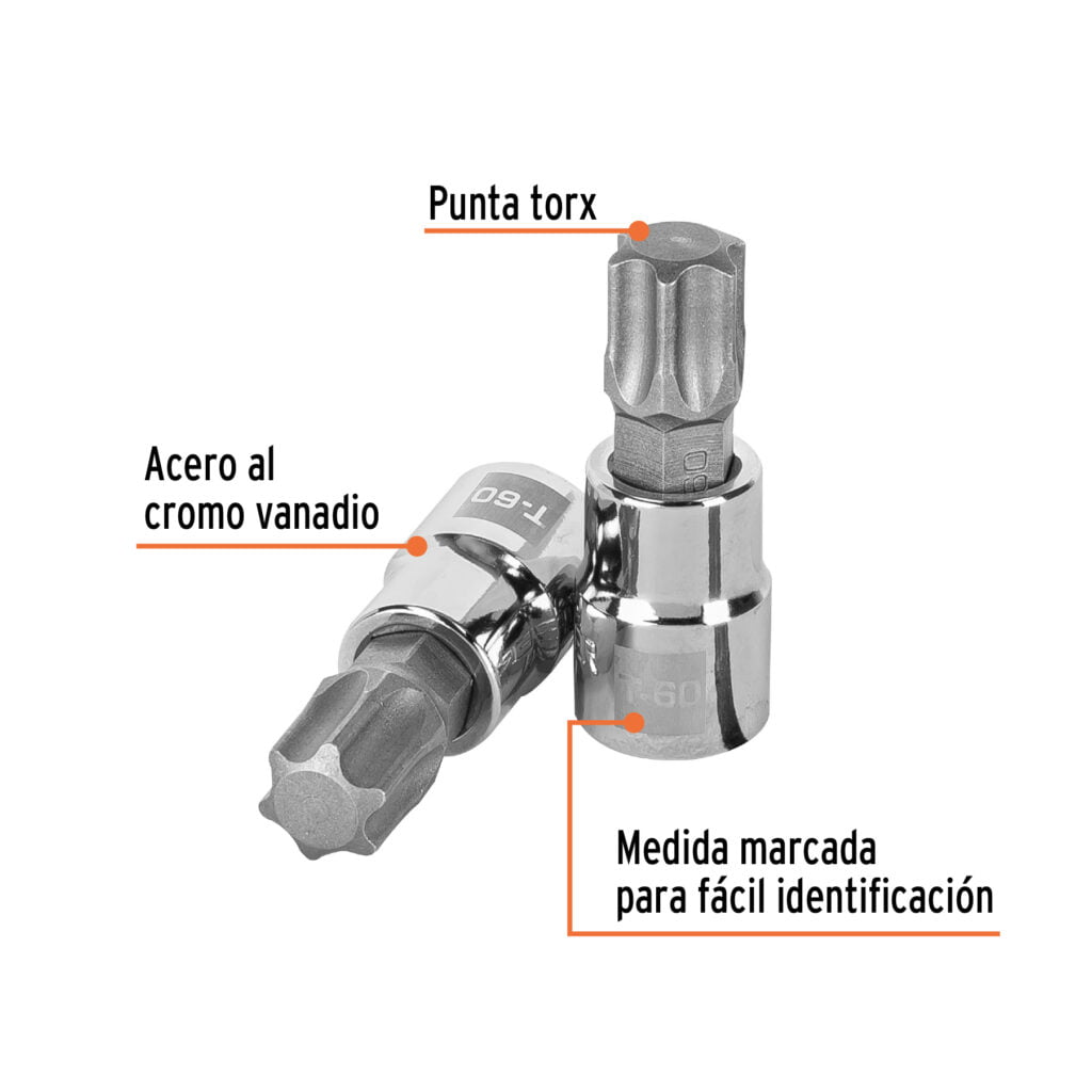 Dado Truper De Punta Torx T-60 3/8 13578