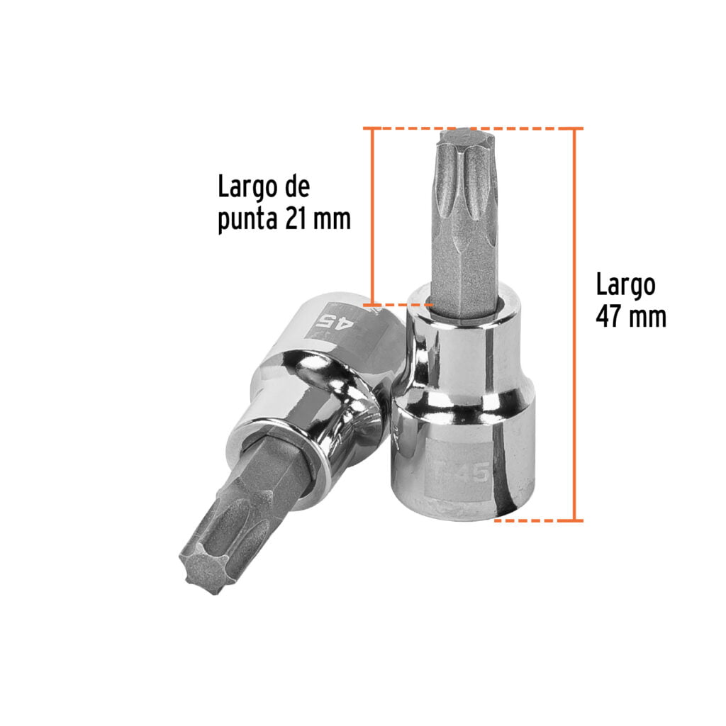 Dado Punta Torx T-45 3/8 Truper 13575