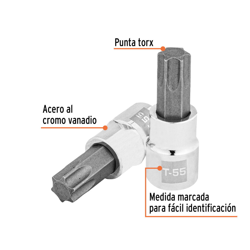 Dado Truper De Punta Torx T-55 3/8 13577