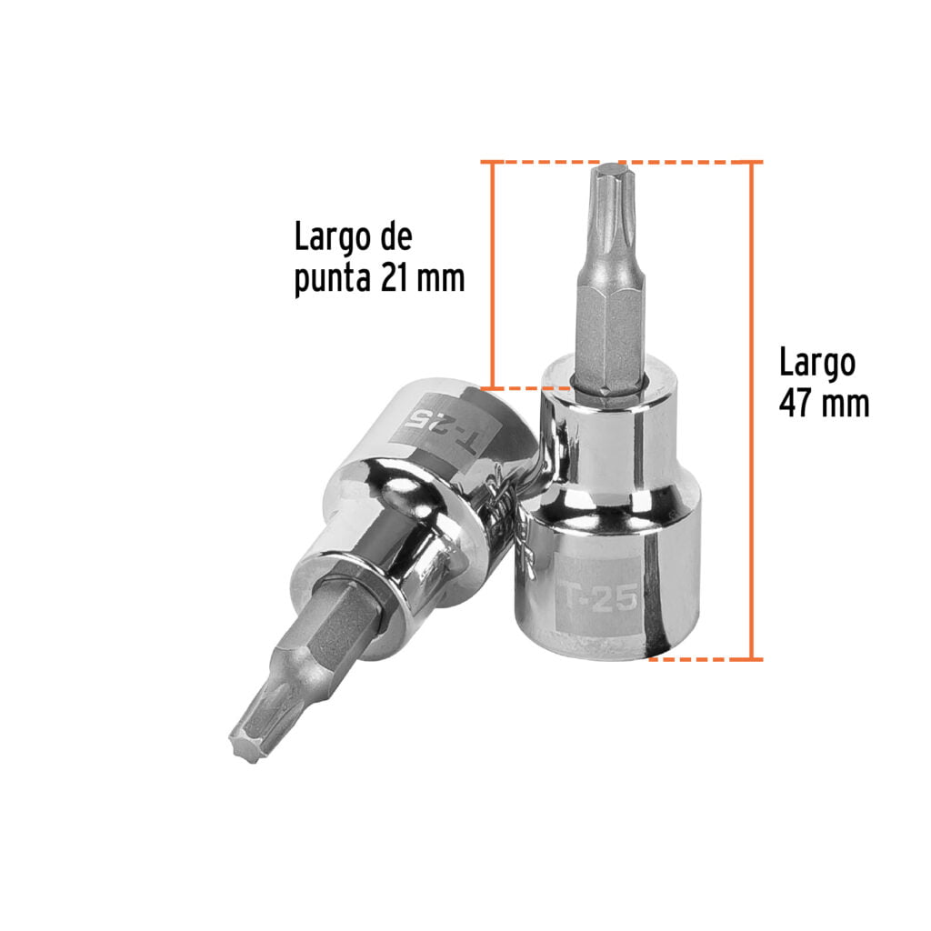Dado Truper De Punta Torx T-25 3/8 13571