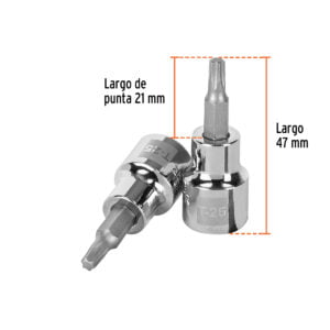 Dado Truper De Punta Torx T-25 3/8 13571: imagen 3