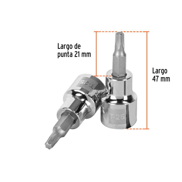 Dado Truper De Punta Torx T-25 3/8 13571 - Image 3