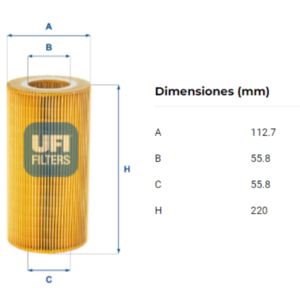 Filtro Ufi 25.081.00: imagen 2