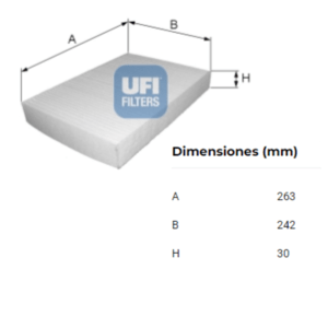 Filtro Ufi 53.325.00: imagen 2