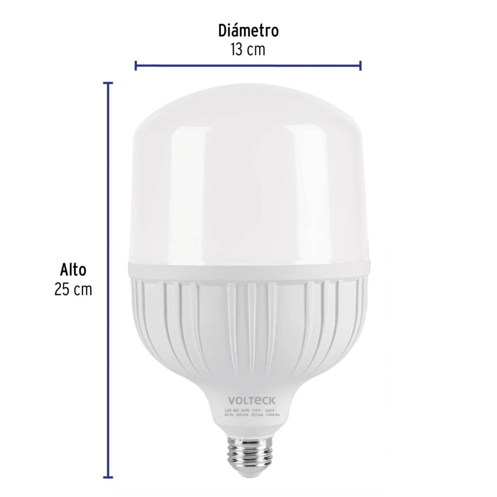 Lampara O Foco De Led De Alta Potencia 50W Luz De Dia 46228