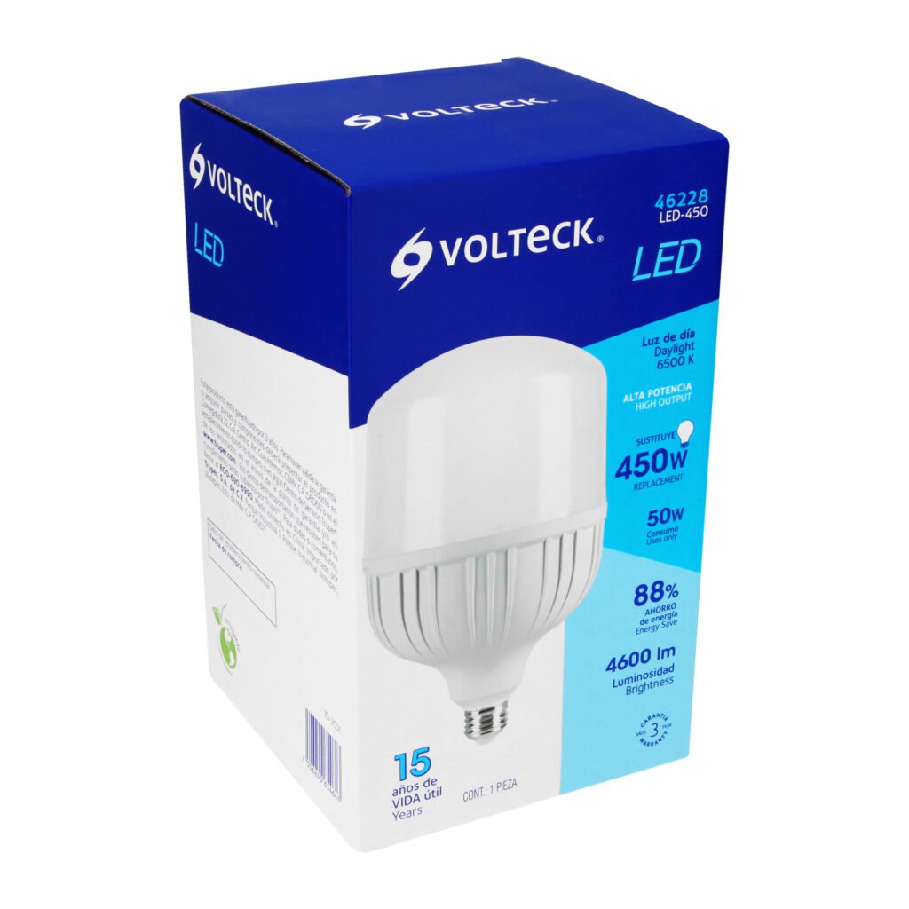 Lampara O Foco De Led De Alta Potencia 50W Luz De Dia 46228