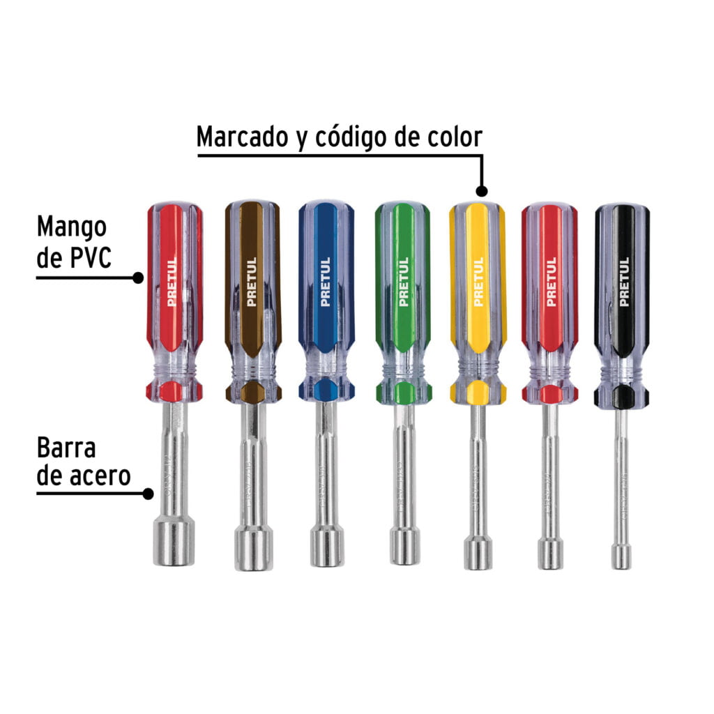 Juego Desarmadores De Caja 7 Piezas