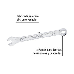 Llave Mixta 7 Mm Pretul 21901: imagen 2