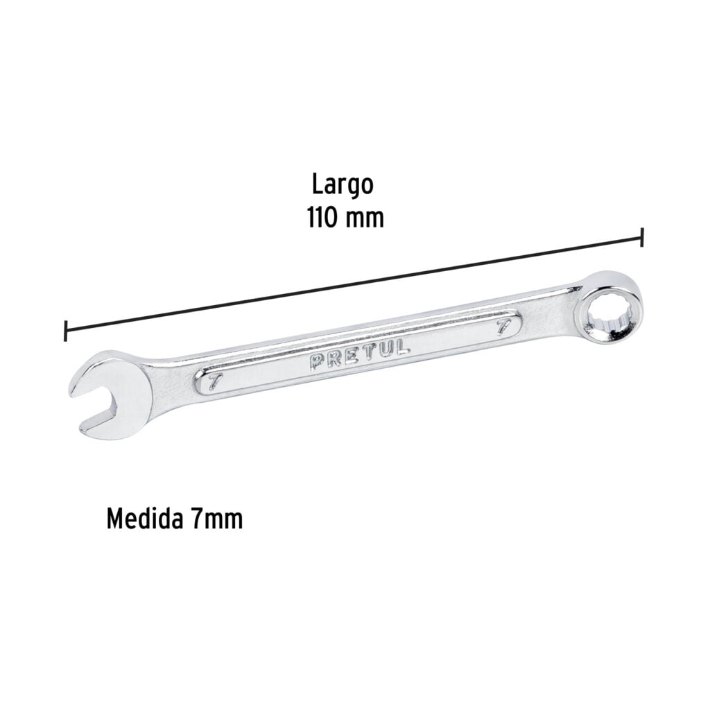 Llave Mixta 7 Mm Pretul 21901