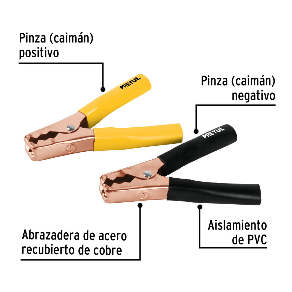 Caimanes Para Cable De Pasar Corriente