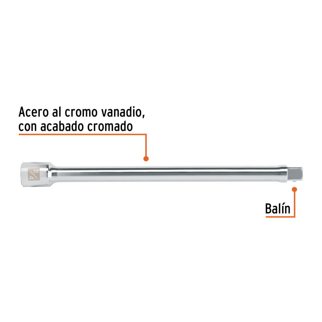 Extensión Cuadro 3/4 En L Largo 18"Truper 13906