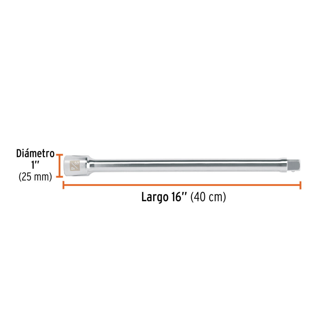 Extensión Cuadro 3/4 En L Largo 18"Truper 13906