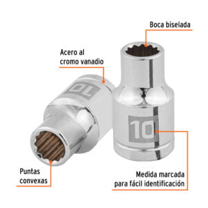 Dado De 10 Mm 12 Puntas Cuadro De 1/2 13524: imagen 2