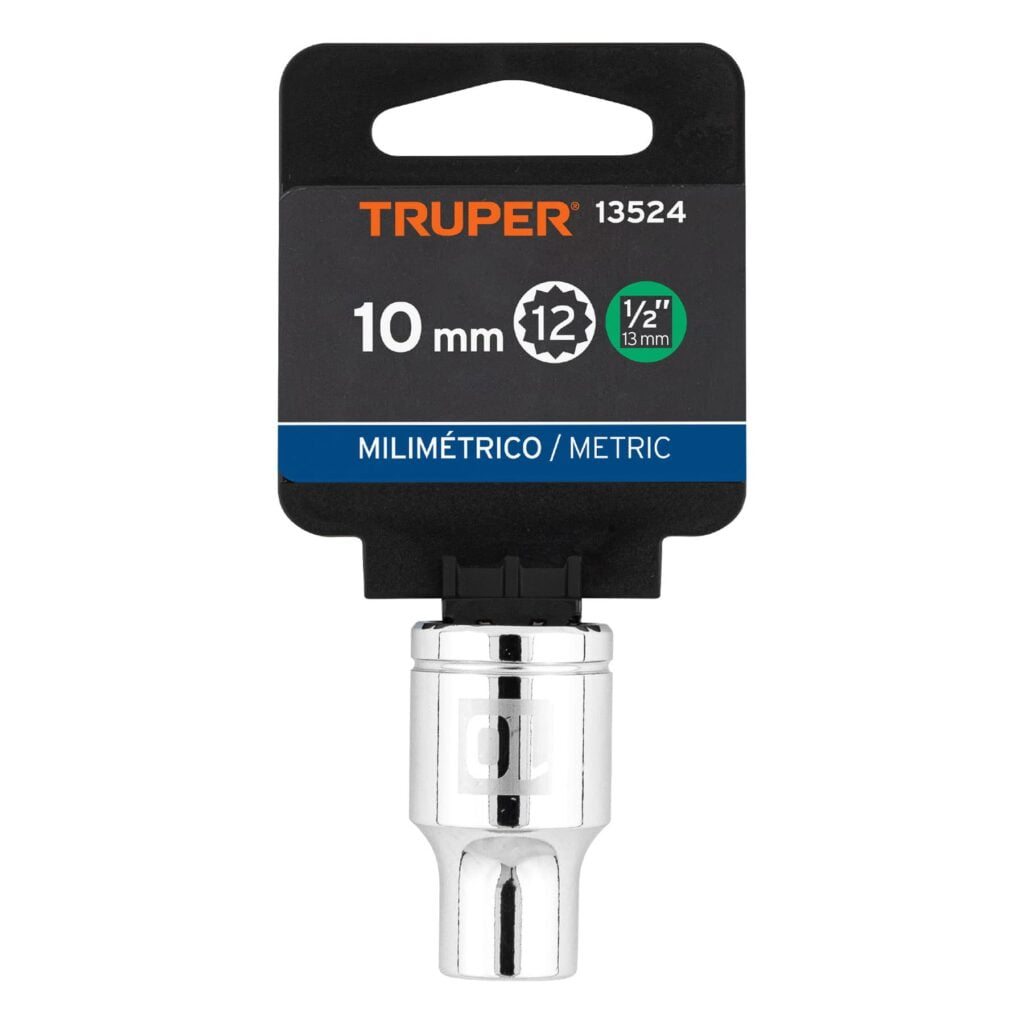 Dado De 10 Mm 12 Puntas Cuadro De 1/2 13524