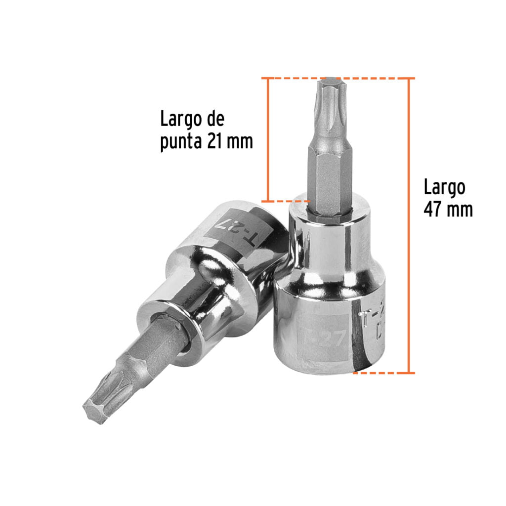 Dado Truper De Punta Torx T-27 3/8 13572