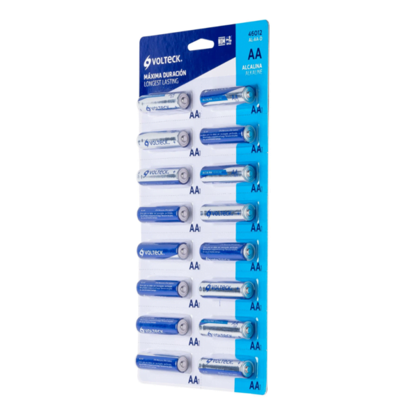 Paquete Con 16 Pza De Pila Aa Alcalina Volteck 46012