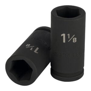 Dado Impacto Cuadro 3/4 Largo 6 Puntas 1 1/8 Truper 12436
