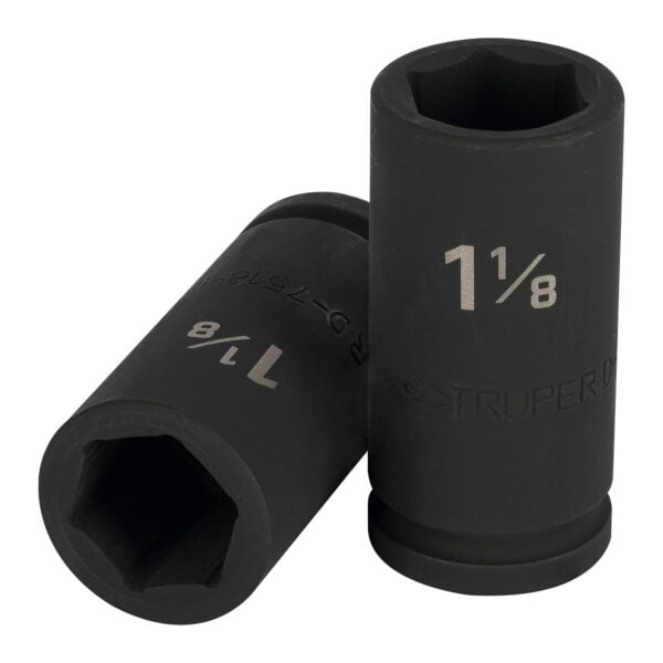 Dado Impacto Cuadro 3/4 Largo 6 Puntas 1 1/8 Truper 12436