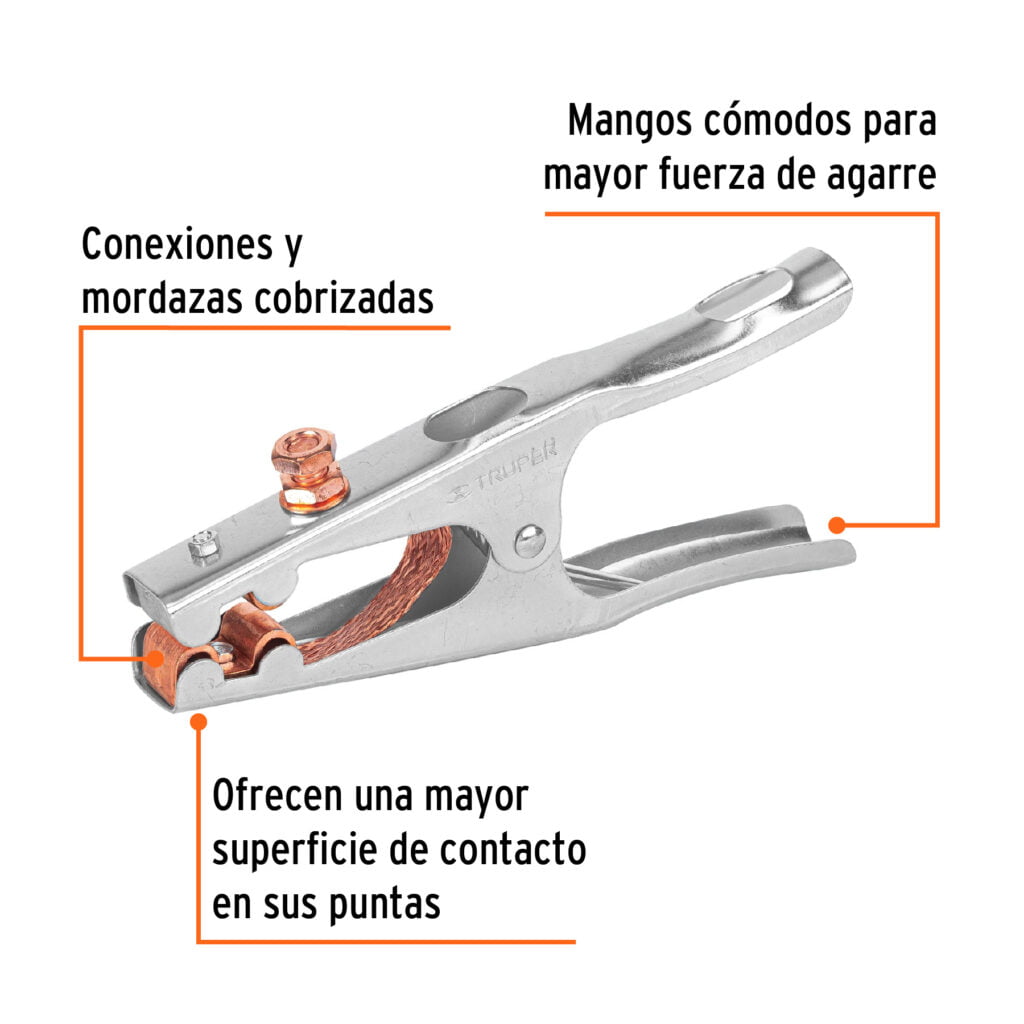 Pinza Para Tierra De 500A Truper 14235