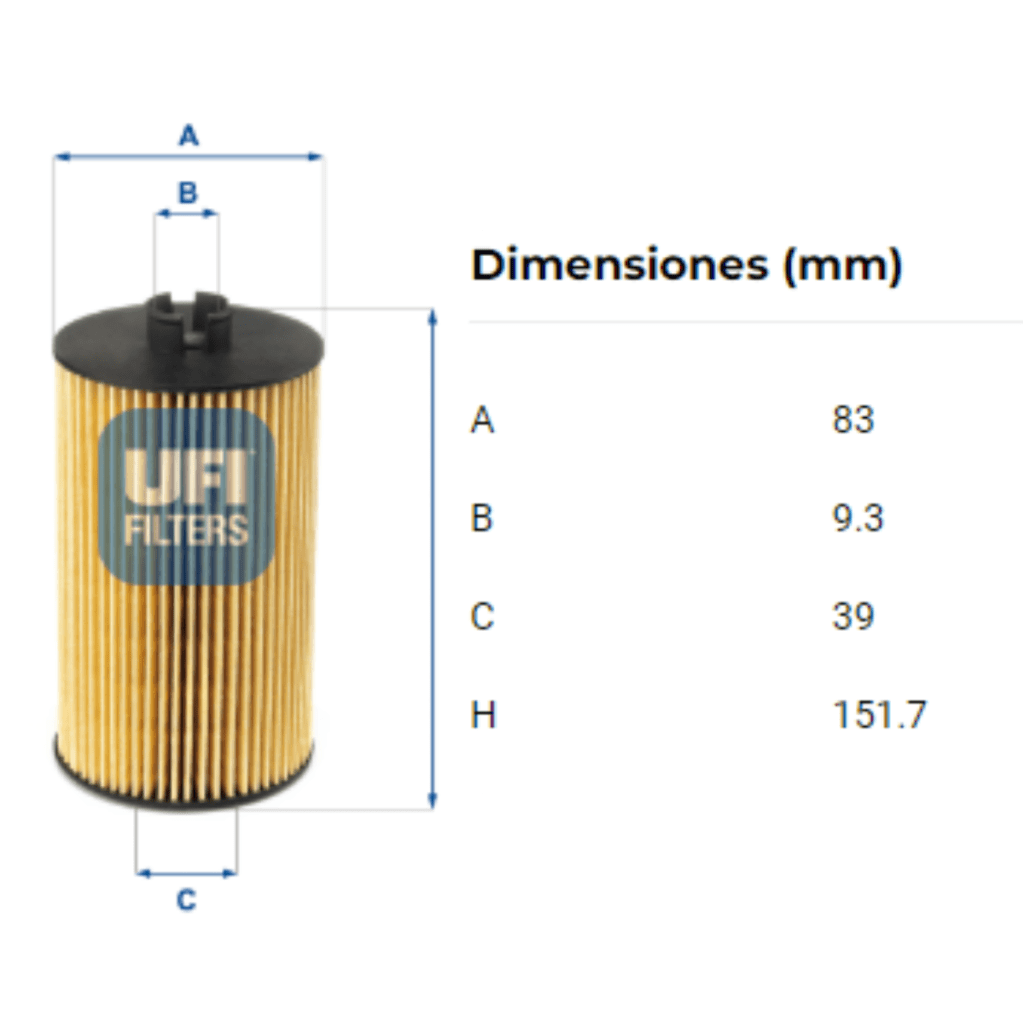 Filtro Ufi 25.007.00