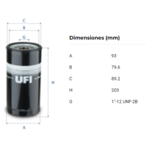 Filtro Ufi 24.264.00: imagen 2