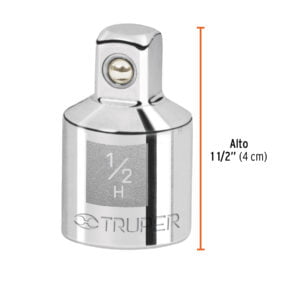 Adaptador Para Matraca Cuadro Hembra 1/2 A Macho 3/8" Truper 13422: imagen 3
