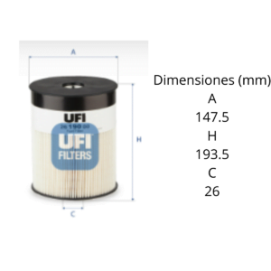 Filtro Ufi 26.190.00: imagen 2