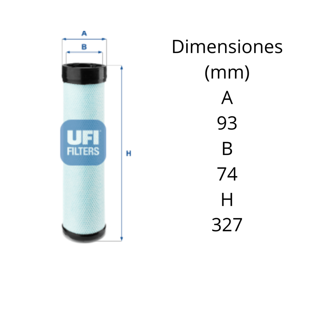 Filtro Ufi 27.407.00 = Rs3545 P829333 Af25485 46596