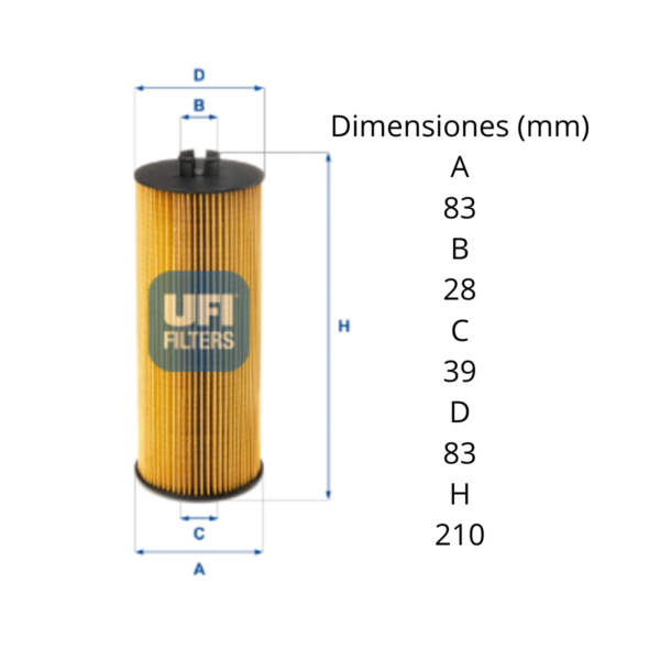 Filtro Ufi 25.036.00 - Image 2