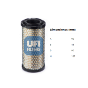 Filtro Ufi 27.A05.00: imagen 2