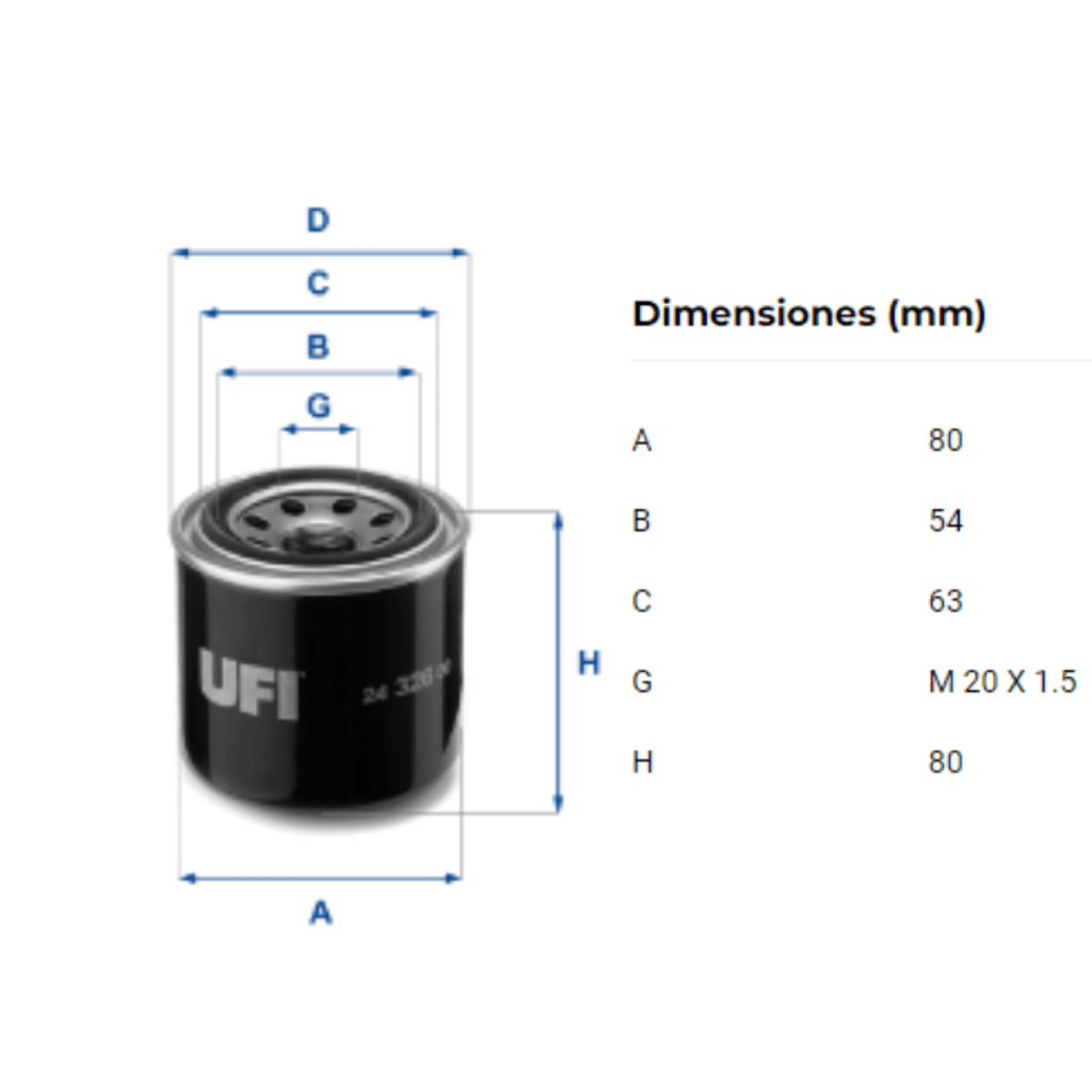 Filtro Ufi 24.326.00
