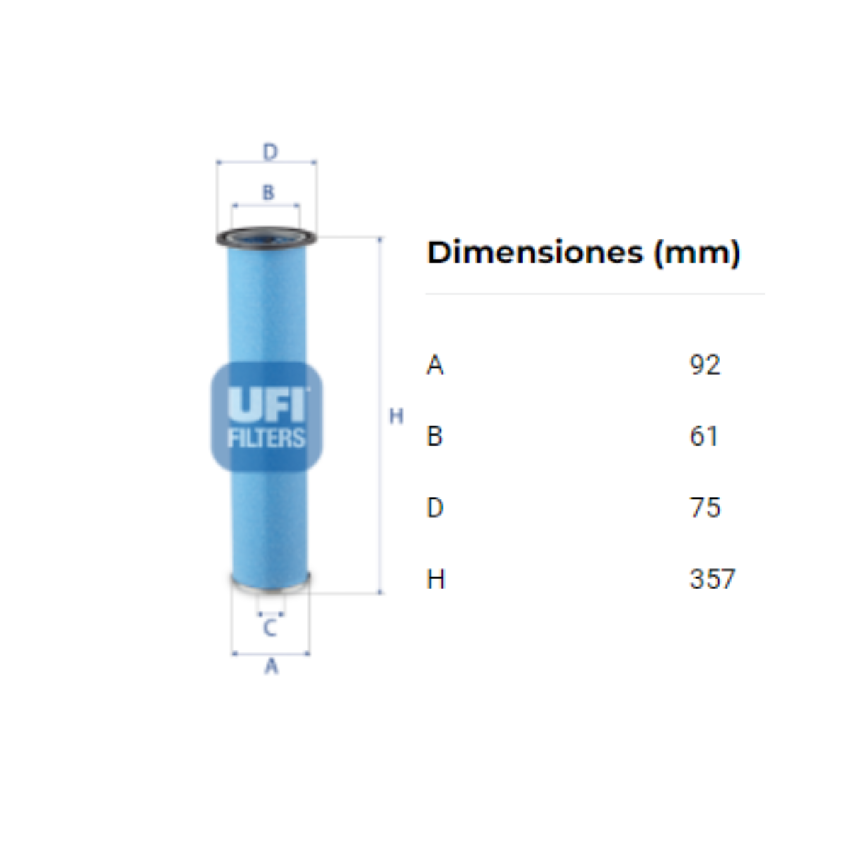 Refaccionaria Guerra Diesel | imagen de sitio - 2 Filtro Ufi 27.438.00 - Image 2