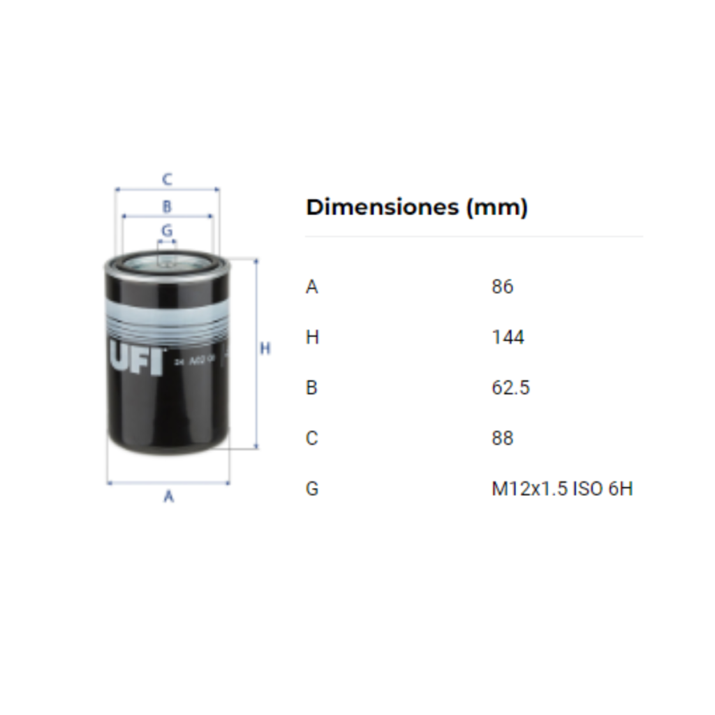 Filtro Ufi 24.A02.00