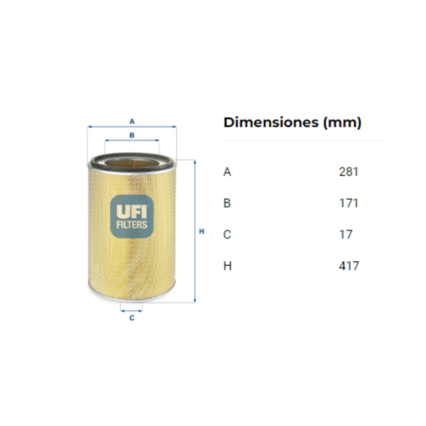 Filtro Ufi 27.893.00 - Image 2