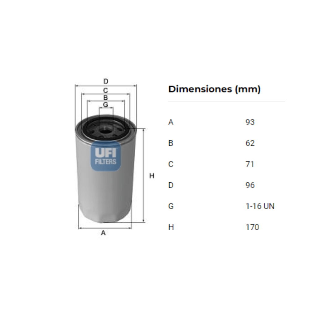 Filtro Ufi 23.497.00