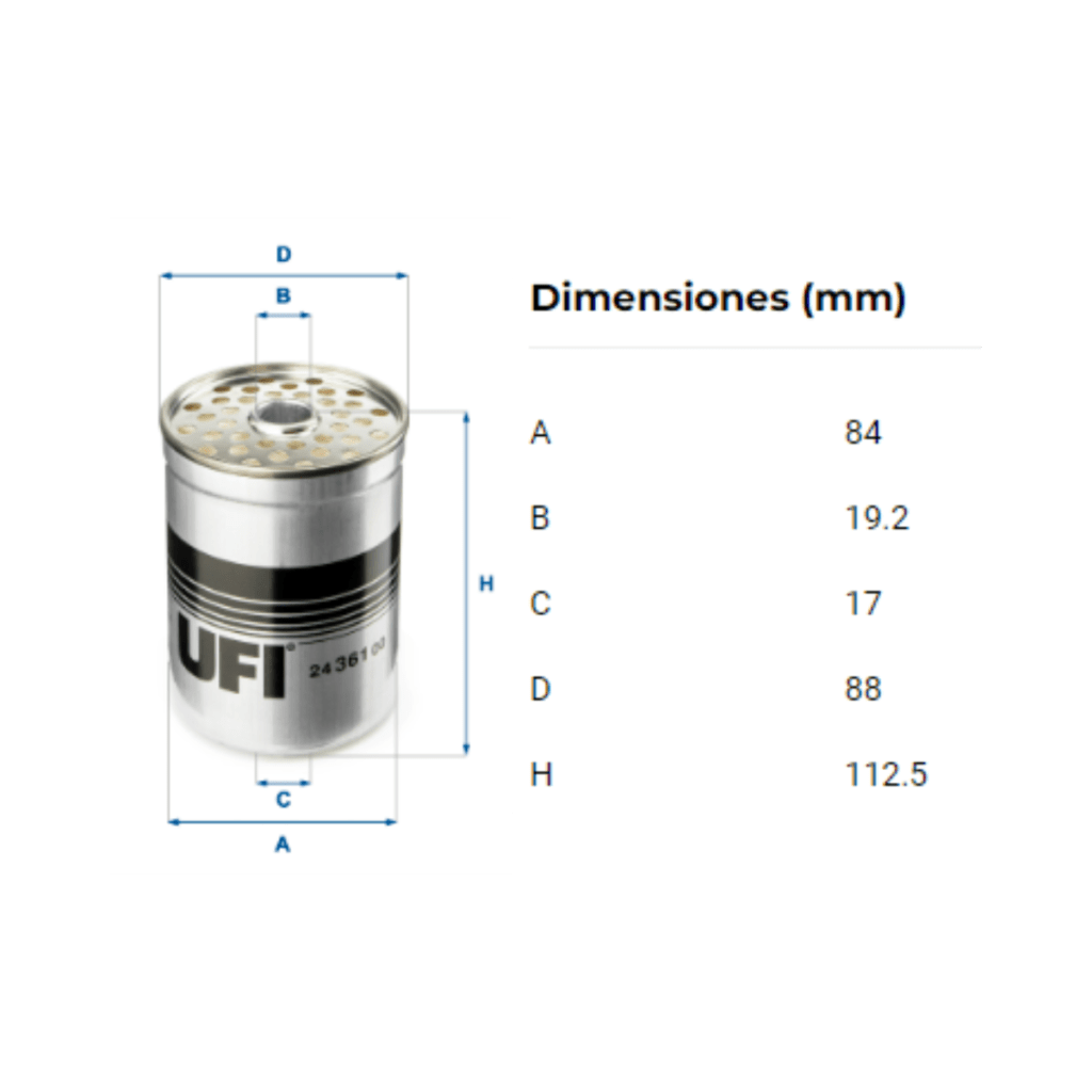 Filtro Ufi 24.361.00
