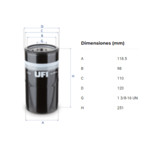 Filtro Ufi 23.410.00: imagen 2